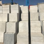 A picture of Birjand Ark beige marble Tiles in factory